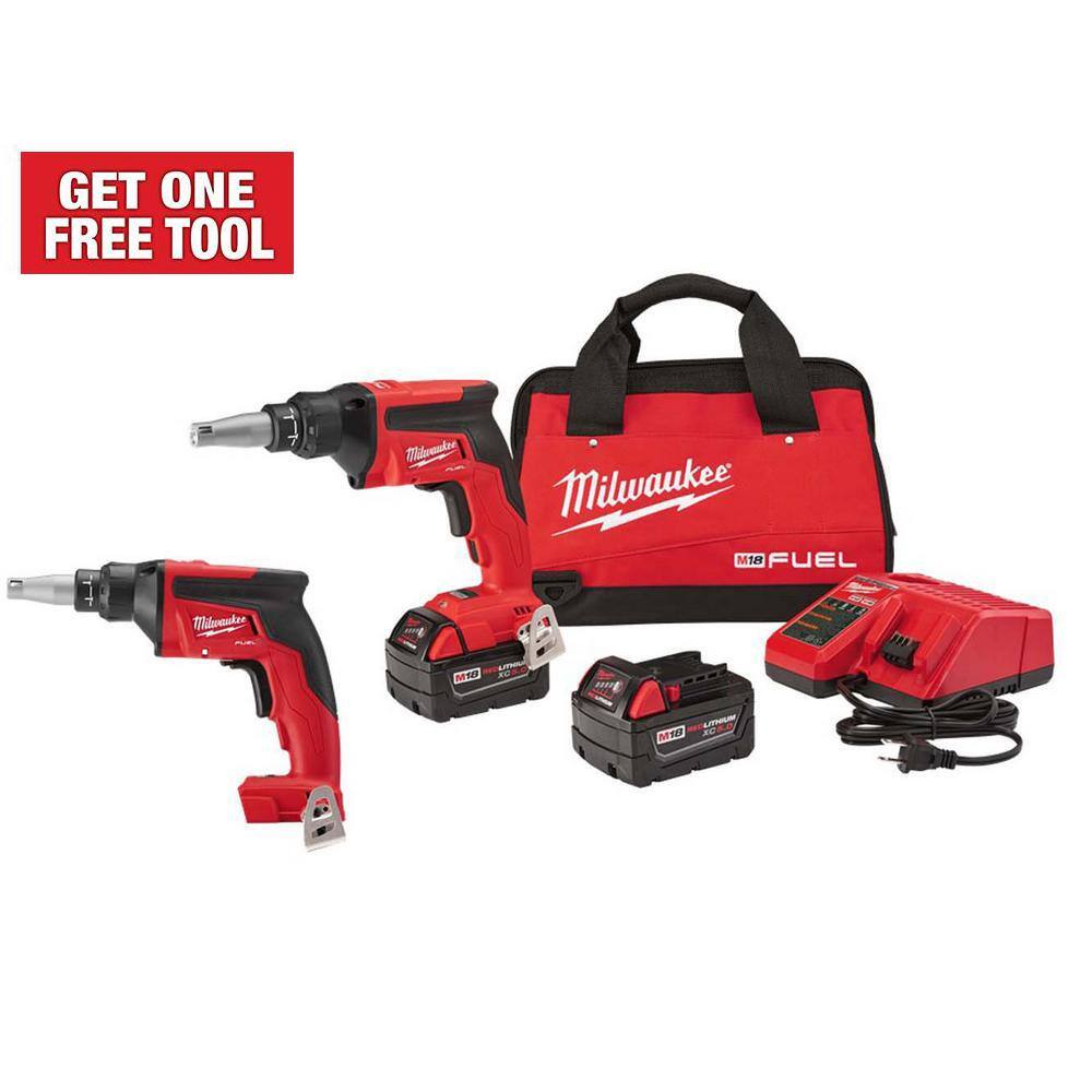 Milwaukee M18 FUEL 18Volt LithiumIon Brushless Cordless Drywall Screw