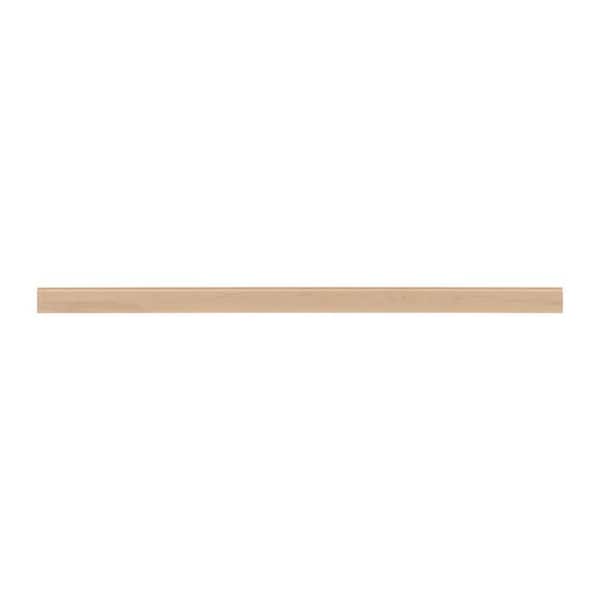 91.5 in. W x 4.5 in. H Base Moulding in Unfinished for CLICKREADY Technology