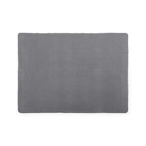 Bethnal Grey Fabric Throw Blanket
