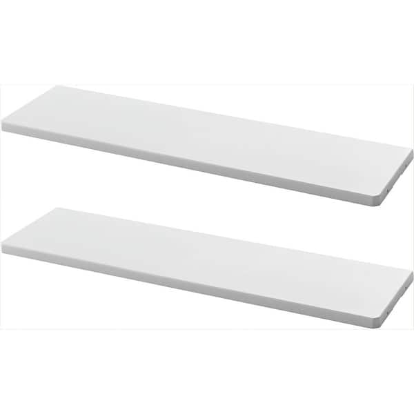 44.5 in. W x 11.2 in. D x 0.65 in. H Resin Shed Shelving for 4 ft. W x 2 ft. 5 in. D Resin Horizontal Storage Shed