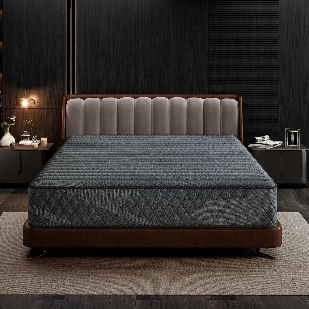 Cooling Innerspring Full Medium Memory Foam 12 in. Bed-in-a-Box Mattress