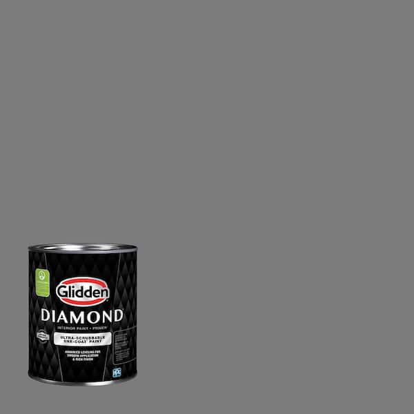 Glidden Diamond 1 qt. PPG0997-6 Industrial Revolution Satin Interior Paint with Primer