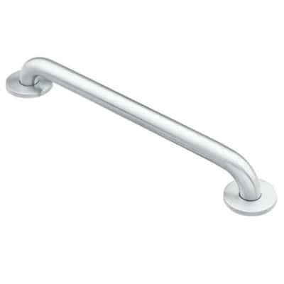 MOEN Home Care 24 in. x 1-1/4 in. Concealed Screw Grab Bar with ...