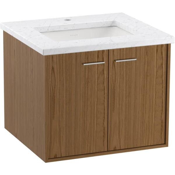 KOHLER Jute 24 in. W x 22 in. D x 20 in. H Single Sink Floating Bath
