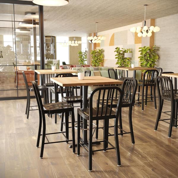 Bennett 1-Piece 1.5 in. Thick Square Natural Solid Wood Top Indoor Table Top Only (Seats 4)