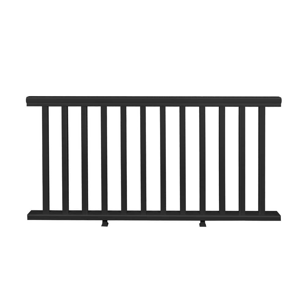 42 in. x 72 in. Black Vinyl Horizontal Railing price history on PriceWatchPro