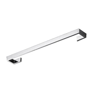 23.6 in. Wall Mount Stainless Steel Towel Bar Rectangular Towel Rail in Polished Chrome