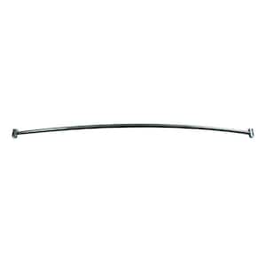 66 in. Curved Shower Rod in Polished Chrome