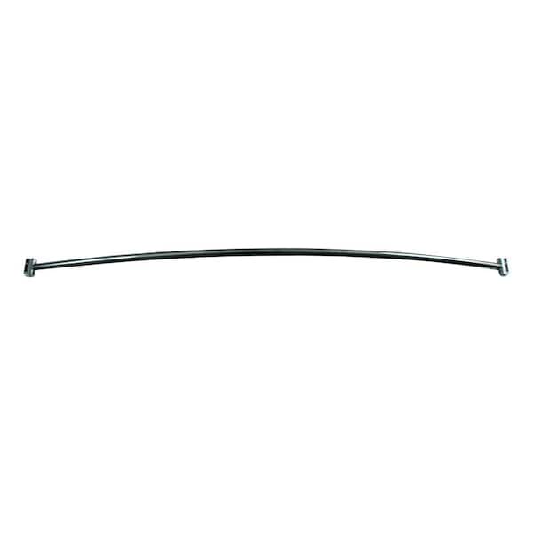 Barclay Products 66 in. Curved Shower Rod in Polished Chrome