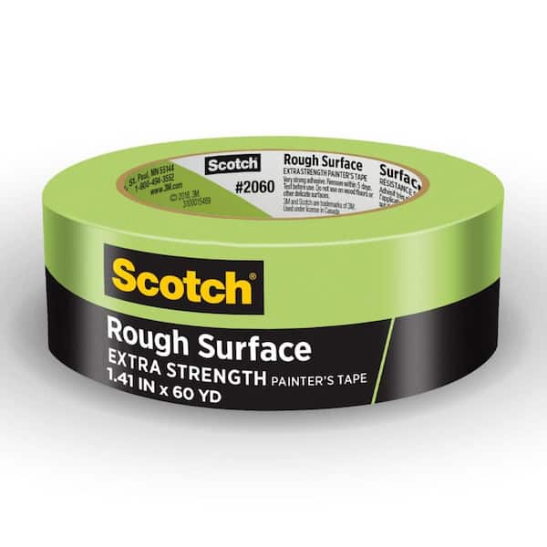 3M - Scotch 1.41 In. x 60.1 Yds. Rough Surface Green Painter's Tape (1 Roll)