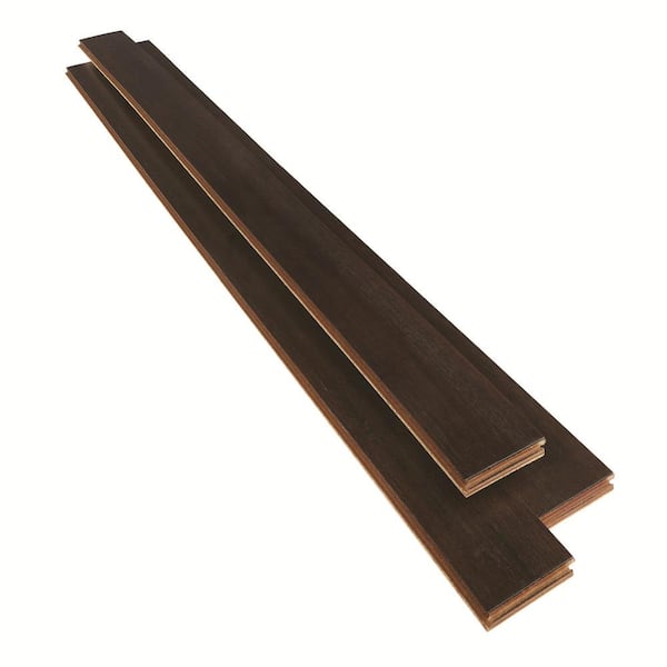 Home Decorators Collection Wire Brushed Strand Woven Prescott 3/8 in. T x 5-1/8 in. W x 72 in. L Engineered Click Bamboo Flooring Home Decorators Collection Wire Brushed Strand Woven Prescott 3/8 in. T x 5-1/8 in. W x 72 in. L Engineered Click Bamboo Flooring