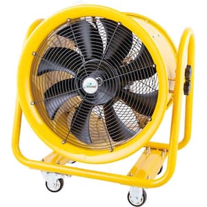20 in. Utility Blower Exhaust Warehouse Ventilator Floor Fan, 1300-Watt, 1720RPM