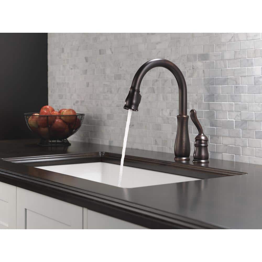 Venetian Bronze Pull-Down Kitchen Faucet with Spray
