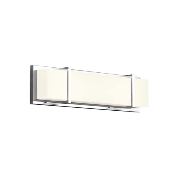 Alberni 20-in 1 Light 22-Watt Chrome Integrated LED Vanity Light