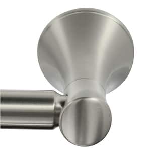 Coralais Wall-Mount Double Post Toilet Paper Holder in Vibrant Brushed Nickel