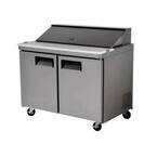 48 in.W 9.5 cu. ft. Prep Table Commercial Refrigerator in Stainless Steel