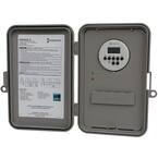 40 Amp Auto-Volt Digital Industrial Timer Switch - Gray