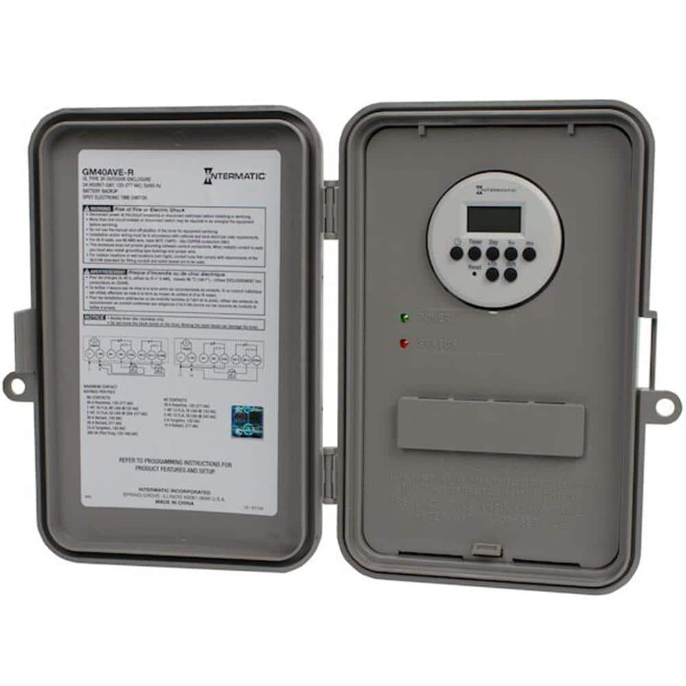 40 Amp Auto-Volt Digital Industrial Timer Switch - Gray price history on PriceWatchPro