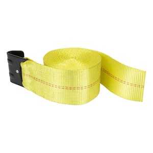 4 in. x 30 ft. 5,000 lbs. Working Load Limit Load Binder Winch Strap