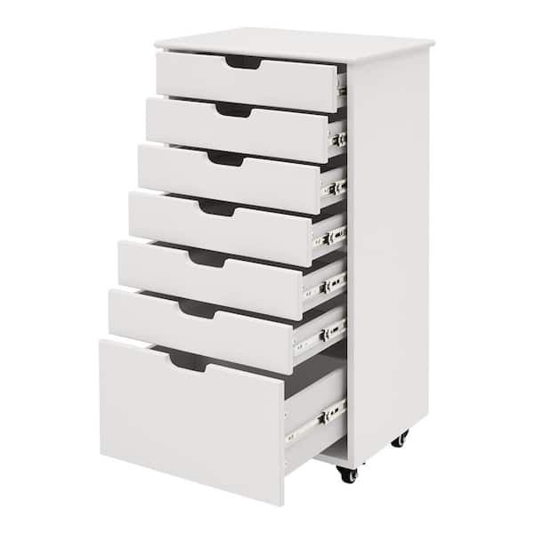 StyleWell White Color Inside and Outside Craft Storage with 2-File