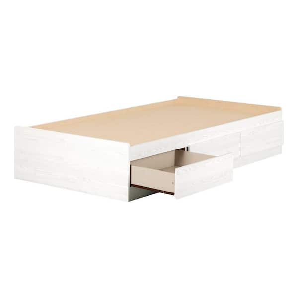 South Shore Hazen Mates Bed, White Pine
