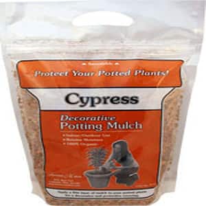 4 qt. Cypress Fines Mulch Resealable Bag