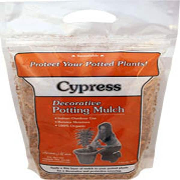 Unbranded 4 qt. Cypress Fines Mulch Resealable Bag