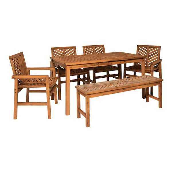 chevron outdoor dining table