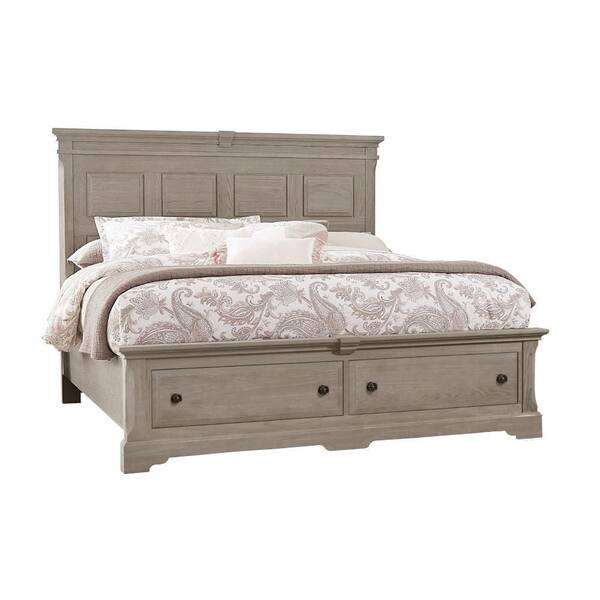Unbranded Cindy Gray Wood Frame California King Platform Bed