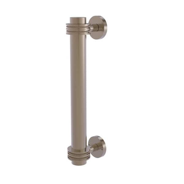 Allied Brass 8 in. Center-to-Center Door Pull with Dotted Aents in Antique Pewter