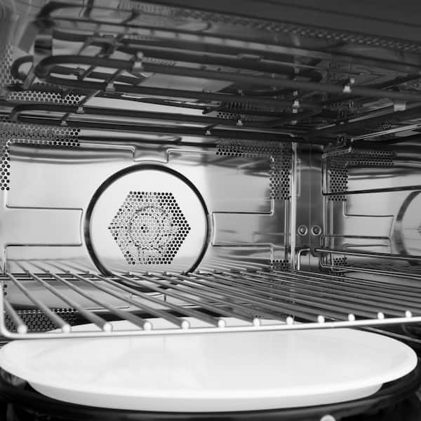 Autograph Edition 24 in. Built-in Convection Microwave Oven in Stainless Steel and Champagne Bronze Helix Handle