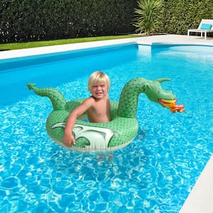 Fire Dragon Jr Pool Float Party Tube, Stylish Floating for Kids