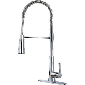 Zuri Culinary Single-Handle Pull-Down Sprayer Kitchen Faucet in Polished Chrome