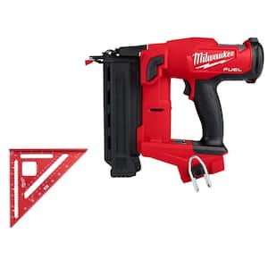 M18 FUEL 18-Volt Lithium-Ion Brushless Cordless Gen II 18-Gauge Brad Nailer (Tool-Only) W/7 in. Rafter Square