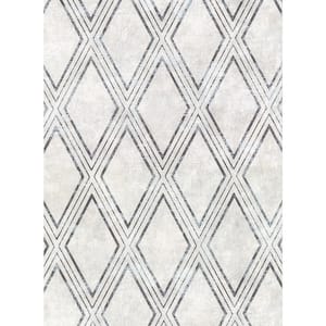 Dartmouth Light Grey Faux Plaster Geometric Light Grey Wallpaper Sample