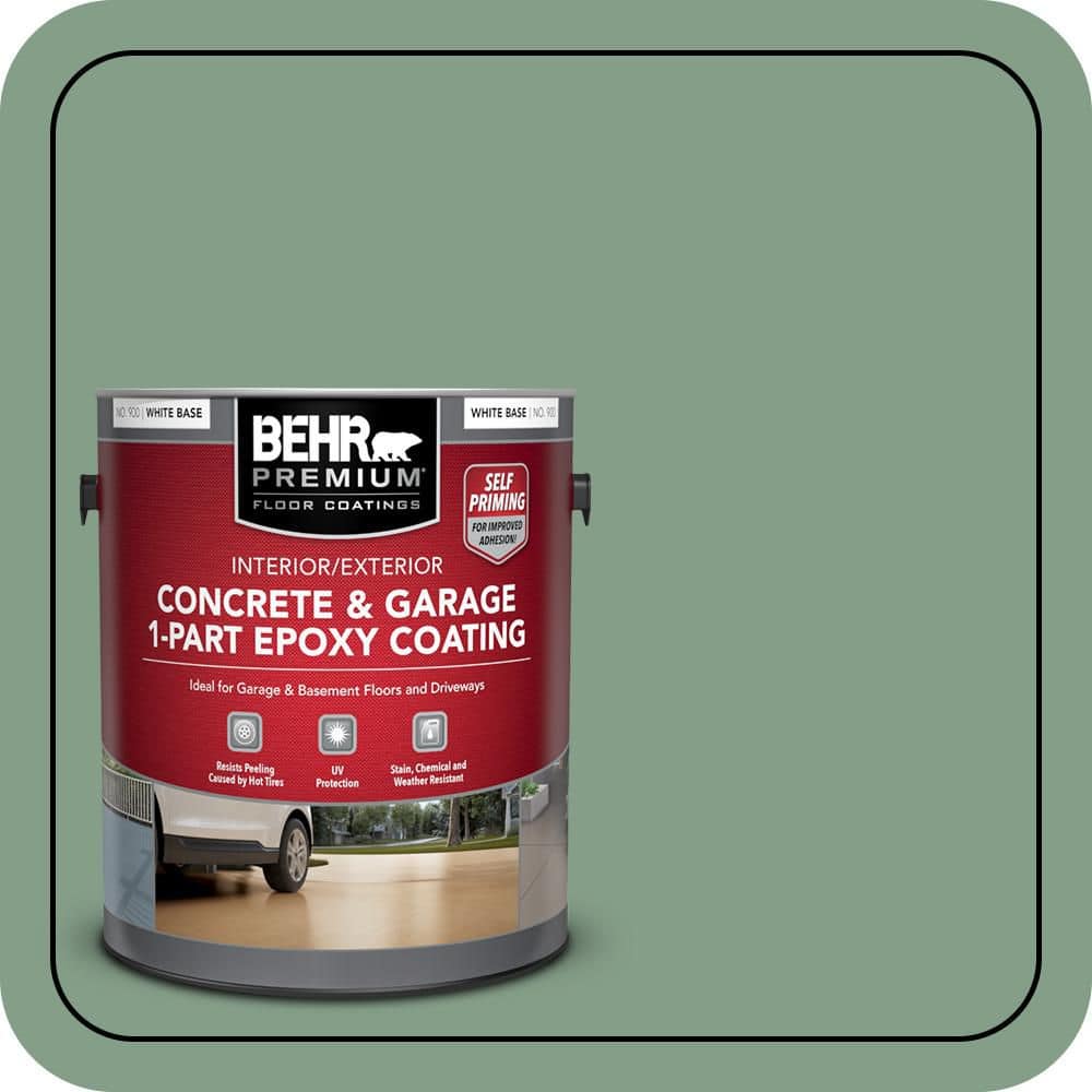 1 gal. #S410-5 Track Green Self-Priming 1-Part Epoxy Satin Interior/Exterior Concrete and Garage Floor Paint price history on PriceWatchPro