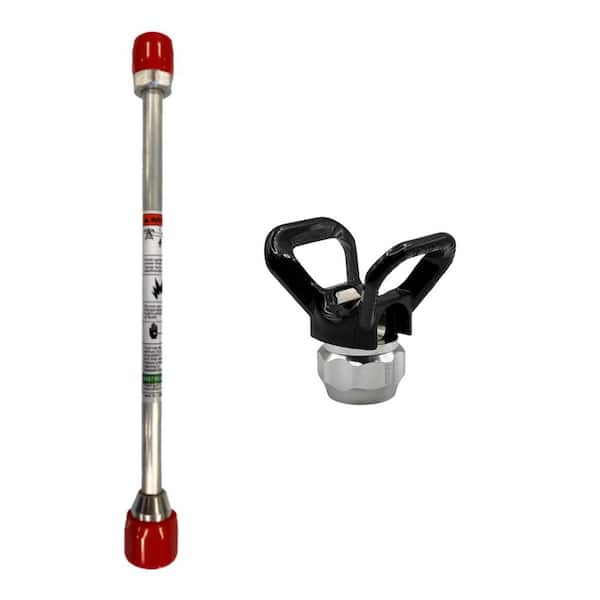 Airless Paint Sprayer Tip Guard with 12 in. Spray Tip Extension Wand