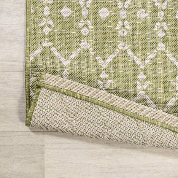 JONATHAN Y Ourika Moroccan Geometric Textured Weave Light