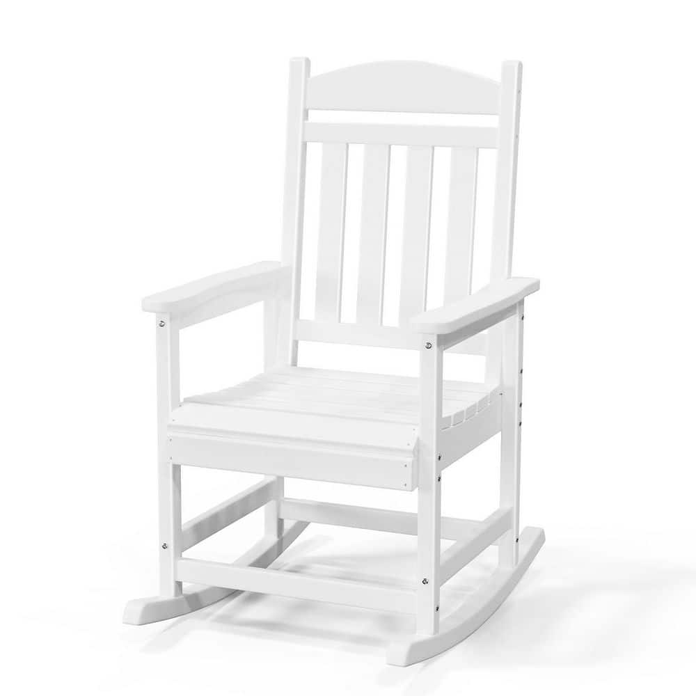 44 in. HDPE Plastic Outdoor Rocking Chair with Higher Backrest price history on PriceWatchPro