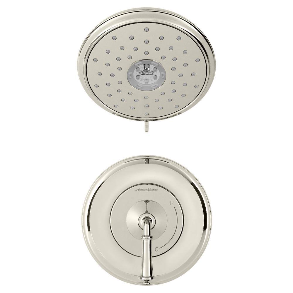 Delancey Polished Nickel Wall Mounted Shower Trim Kit