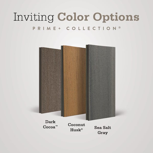 TimberTech Reserve 1/2-in x 12-in x 12-ft Composite Antique Leather Fascia Deck Board (Actual Size: 0.5-in x 12-in)