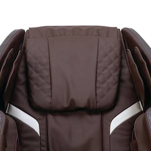 Therapy Series Brown Multi-Therapy Programming and Bluetooth Fitness and Wellness Zero Gravity Massage Chair