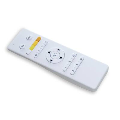 Handheld 2.4G RF Dimmer CCT Selector and On-Off with upto 4 Grouping Tri-Function Controller for LED Panel Lights EEFPTL