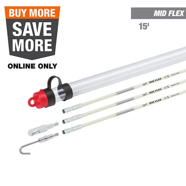 15 ft. Mid Flex Fiberglass Fish Stick Kit with Accessories