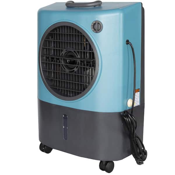 Hessaire 1,300 CFM 2-Speed Portable Evaporative Cooler (Swamp Cooler) for 500 sq. ft. in Ice Blue