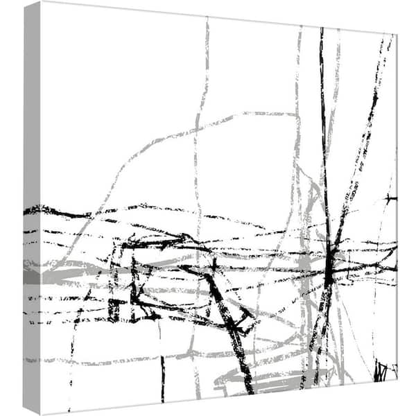 PTM Images 15 in. x 15 in. ''Chalk Doodles J'' Printed Canvas Wall Art