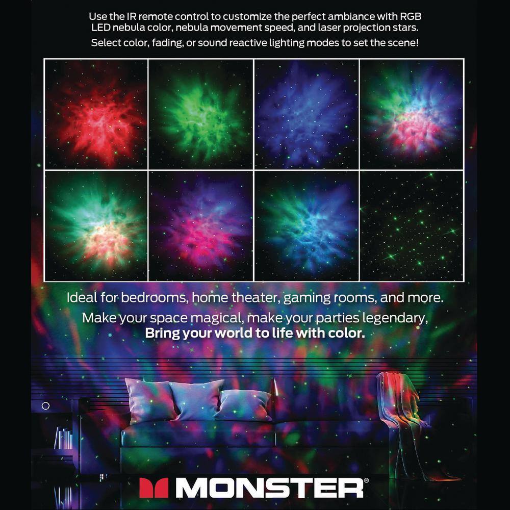 Multicolor LED Disco Ball Projector with Remote Control