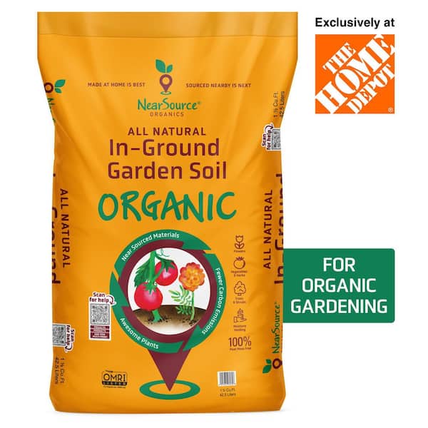 Organic In-Ground Garden Soil 1.5 cu. ft., Peat Free, OMRI Listed