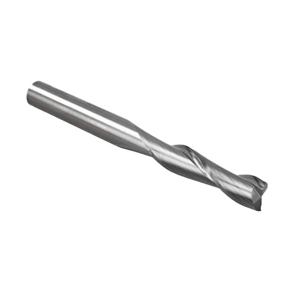 POWERTEC 1/4 in. Shank Standard Solid Carbide Spiral Router Bit with Up Cut,  1/4 in. Cutting Diameter and in. Cutting Length 73002 The Home Depot