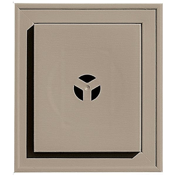 Builders Edge 7 in. x 8 in. #095 Clay Square Mounting Block